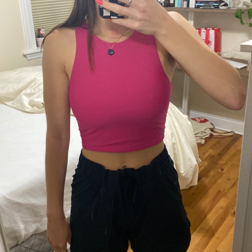 Pink Bra tank